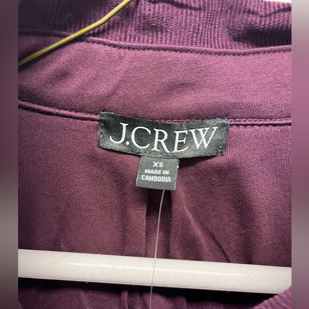 J. Crew Women's Oxblood Knit Jacket with Wool Blend - Picture 5 of 9